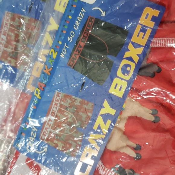 2 PACK MENS CRAZY BOXER NOVELTY HOLIDAY BOXER BRIEFS. - Picture 3 of 7